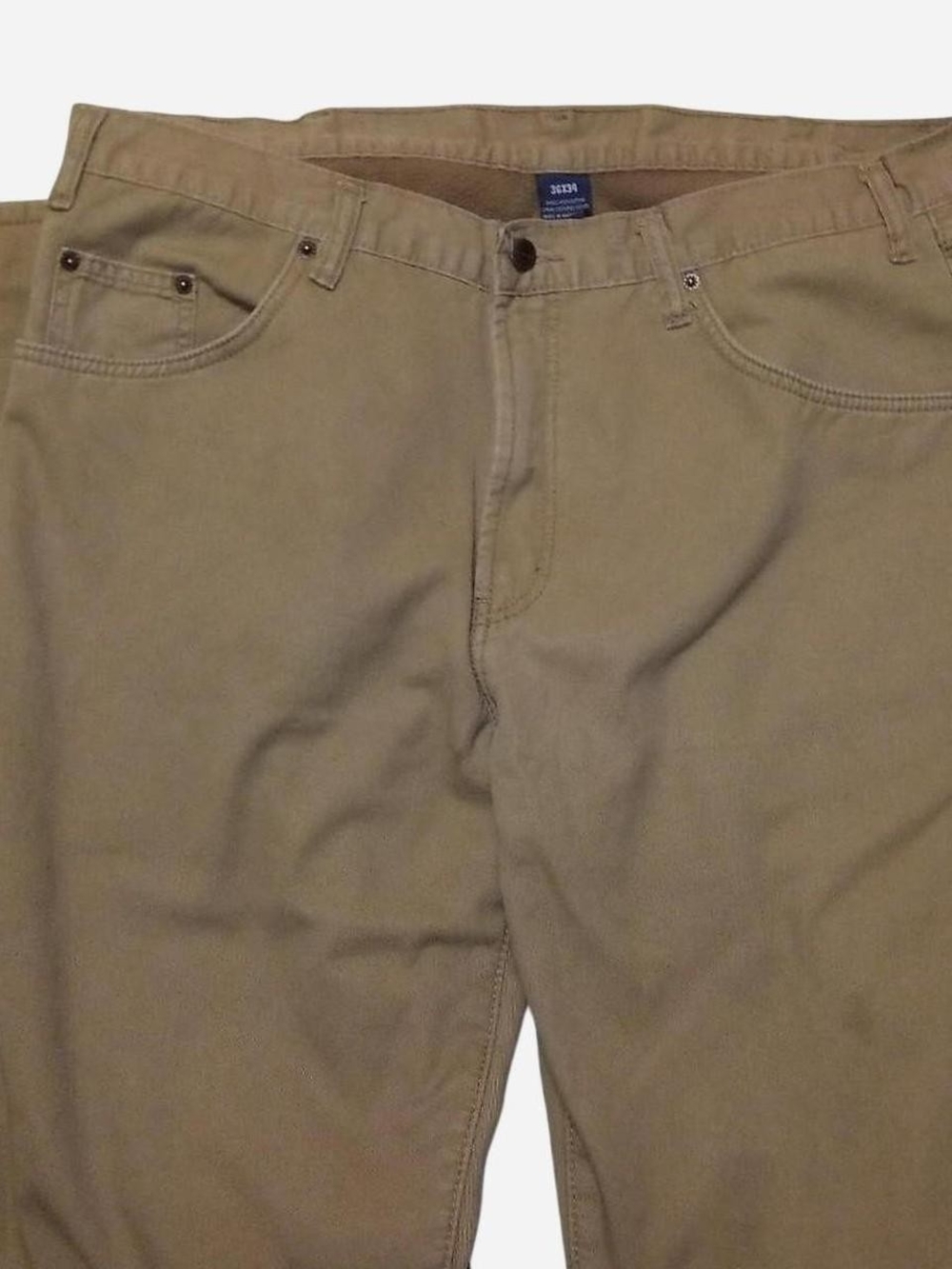 Men's Khaki Chinos - Classic Tan